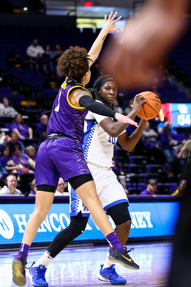 Rhyne Howard. 

Kentucky falls to LSU 65-59. 

Photo by Eddie Justice | UK Athletics