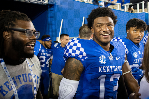 J.J. Weaver.

UK beat Florida 20-13.

Photo by Grant Lee | UK Athletics