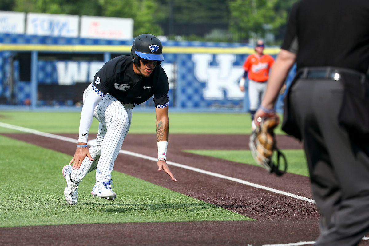 Devin Burkes.

Kentucky beats Auburn 6-3.

Photo by Sarah Caputi | UK Athletics