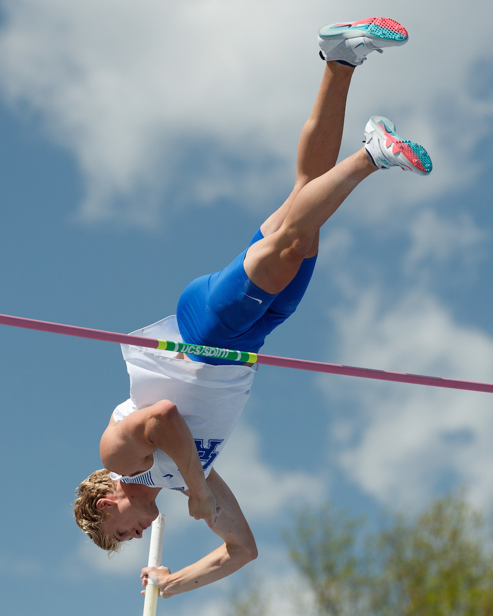 Keaton Daniel.

Day one of the Kentucky Invitational.

Photo by Elliott Hess | UK Athletics