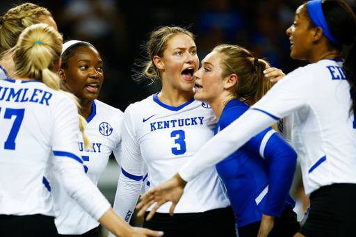 Madison Lilley.

UK Women's Volleyball Beats Cleveland State.

Photo by Isaac Janssen | UK Athletics