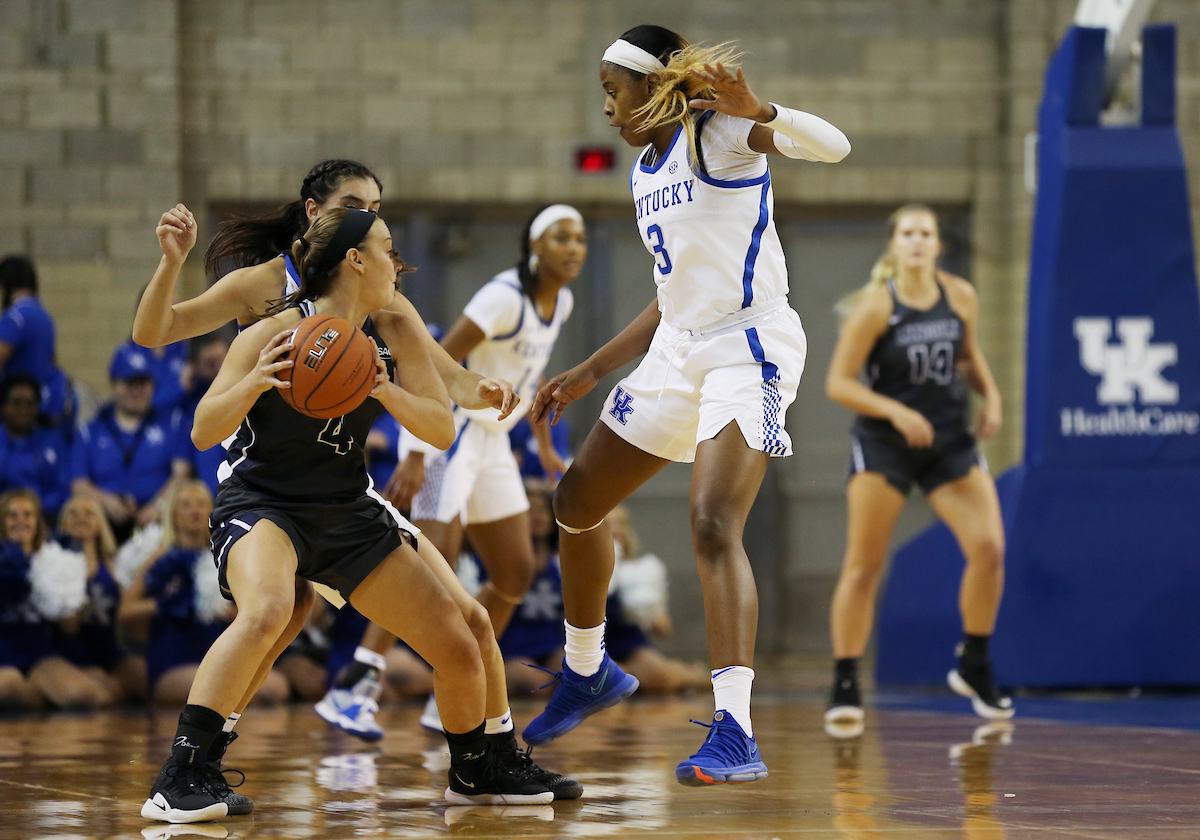 Keke McKinney
The Women's Basketball team beat Lincoln Memorial University.
Photo by Britney Howard | UK Athletics