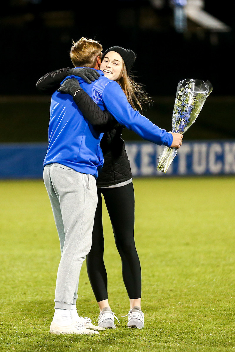 Cole Guindon.

Kentucky MSOC Recognizes 14 Seniors.

Photo by Grace Bradley | UK Athletics