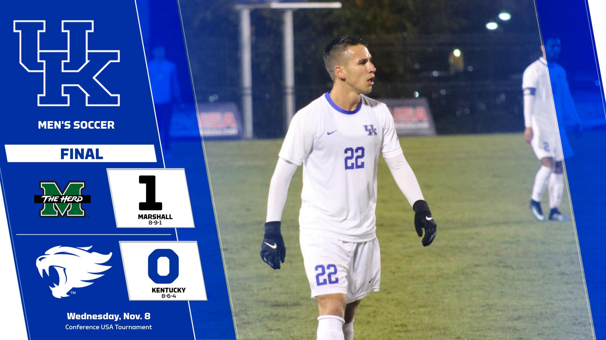 Kentucky Loses 1-0 to Marshall in C-USA Tournament