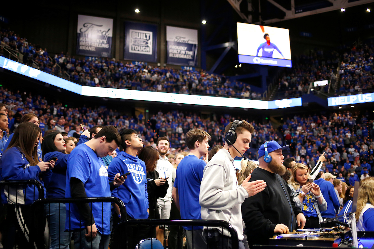 DJ Warren Peace.

Kentucky beat Arkansas 70-66.

Photo by Quinn Foster | UK Athletics