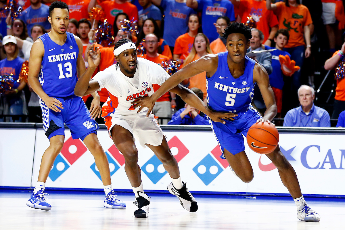 Immanuel Quickley.

Kentucky men's basketball beat Florida 65-54.

Photo by Quinn Foster | UK Athletics