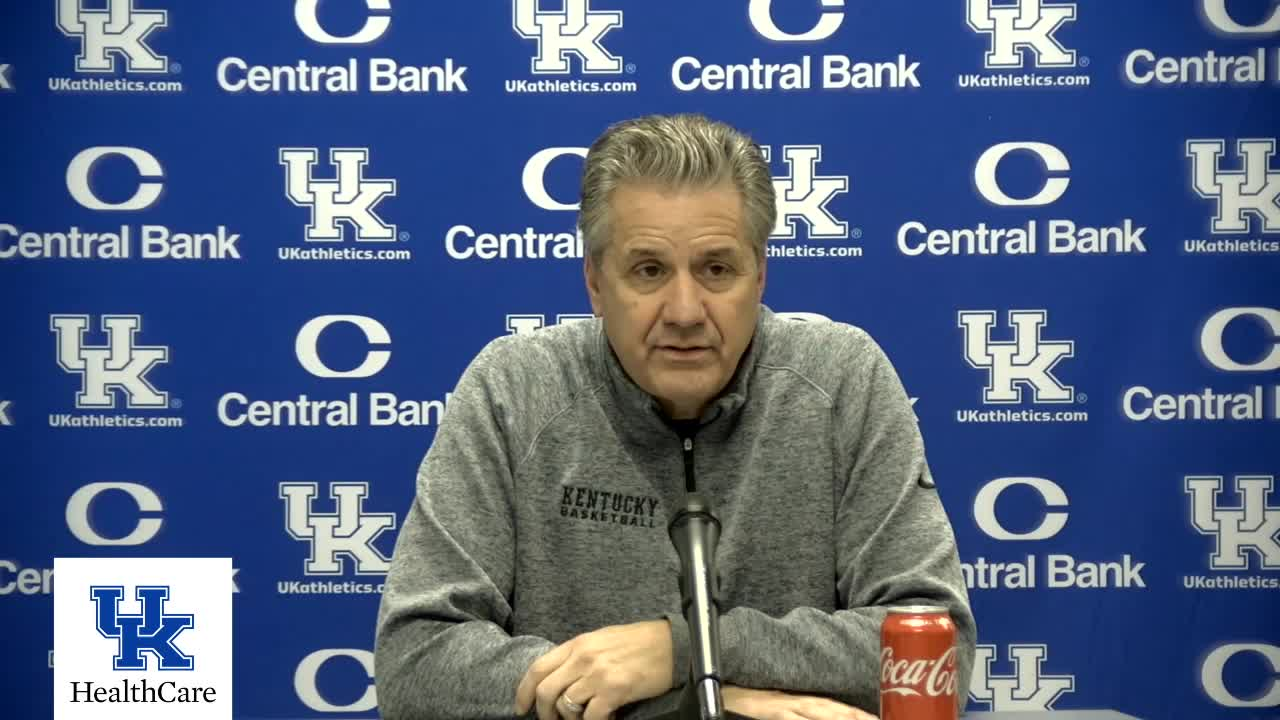 MBB: Coach Calipari, Tshiebwe, and Brooks - Pre-Georgia