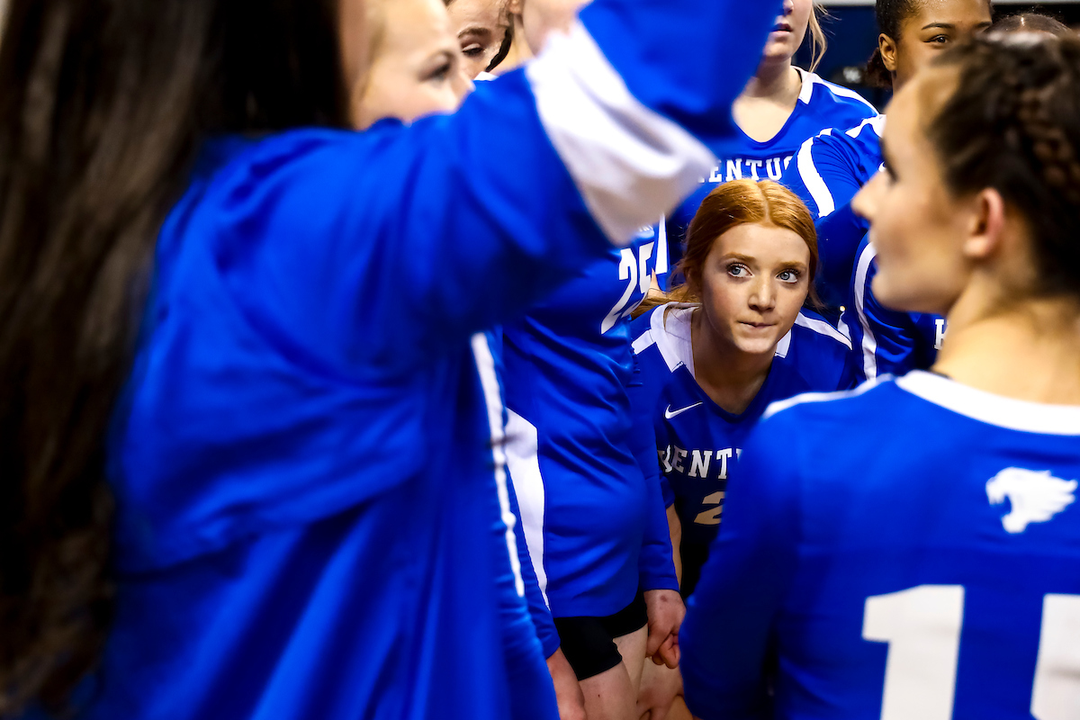 Baylee Klees.

Kentucky Stunt blue and white scrimmage. 

Photo by Eddie Justice | UK Athletics