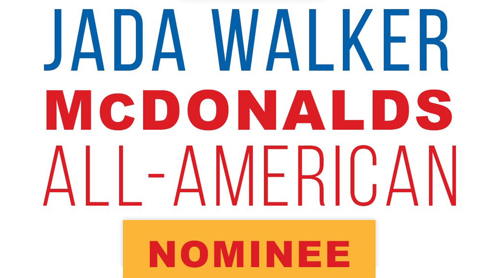 WBB Signee Jada Walker Named McDonald’s AA Game Nominee