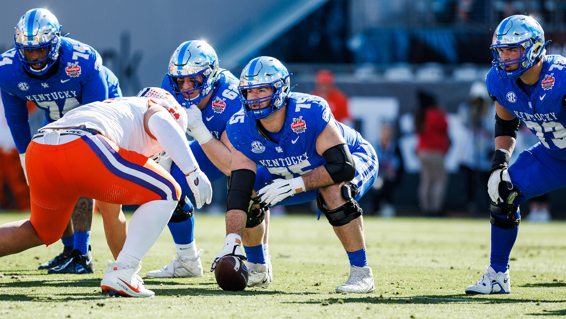 Cox Anchoring Deep, Talented Offensive Line