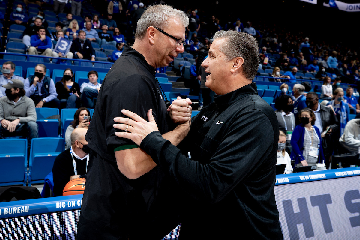 John Calipari.

Kentucky beat Ohio University 77-59.

Photos by Chet White | UK Athletics