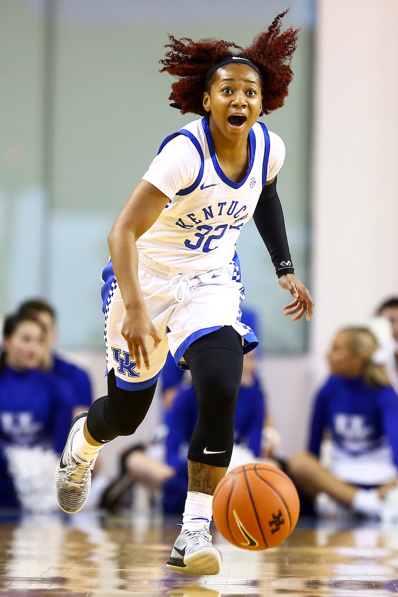 Jaida Roper. 

Kentucky beats Samford 79-49.  

Photo by Eddie Justice | UK Athletics