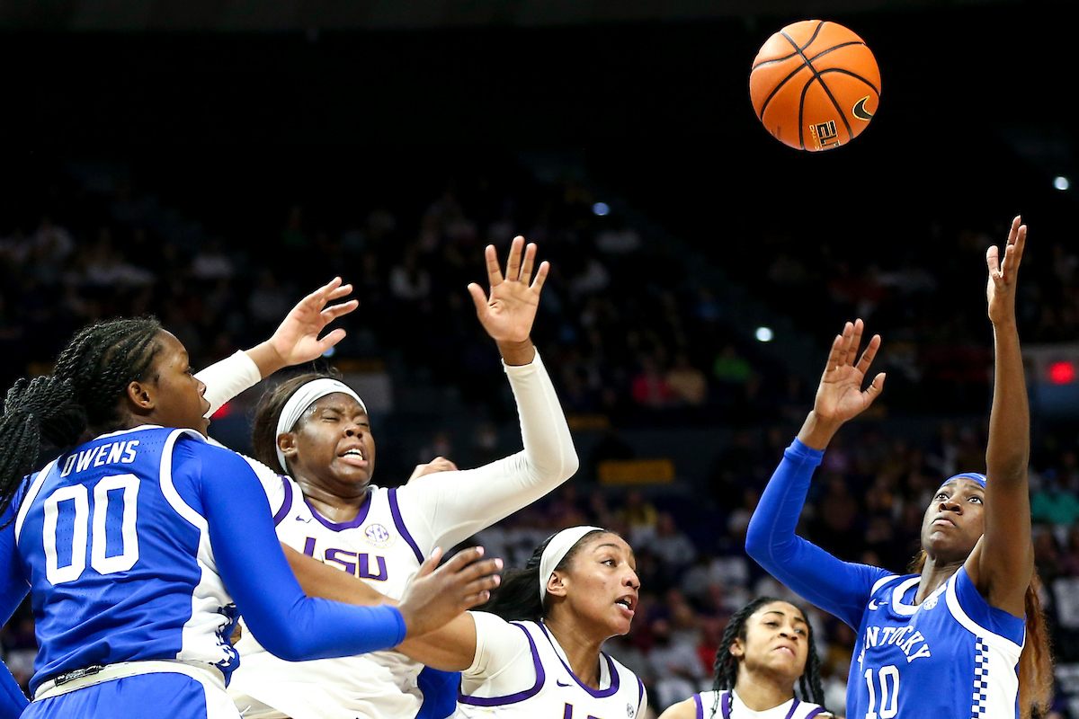 Rhyne Howard.

Kentucky loses to LSU 78-69.

Photo by Grace Bradley | UK Athletics