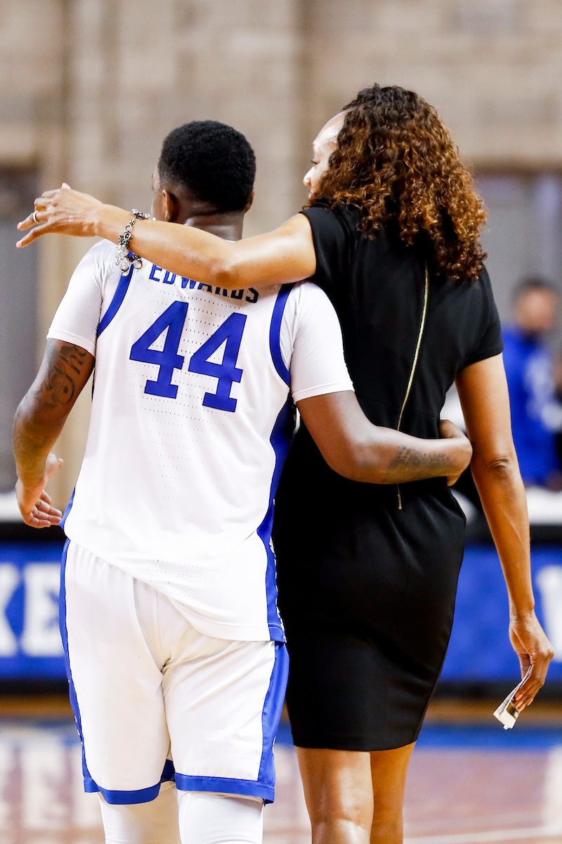 Dre’Una Edwards, Kyra Elzy.

Kentucky beats Vanderbilt 69-65.

Photo by Grace Bradley | UK Athletics