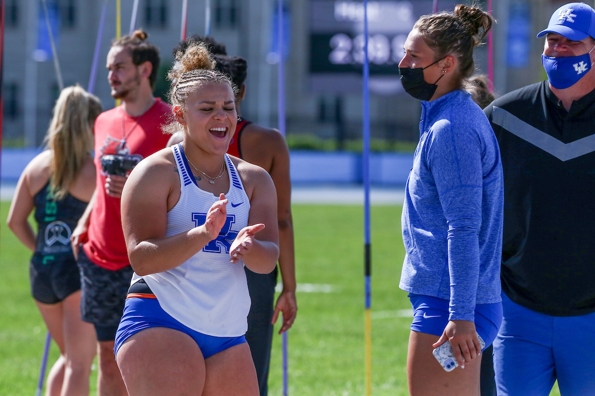 Jade Gates.

Kentucky Open (Outdoor).

Photo by Sarah Caputi | UK Athletics