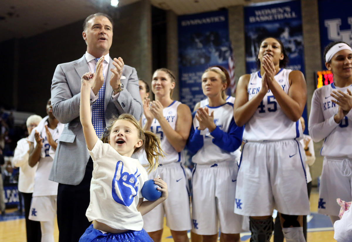 Saylor Rose

The University of Kentucky women's basketball team falls to Mississippi State on Senior Day on Sunday, February 25, 2018 at the Memorial Coliseum.

Photo by Britney Howard | UK Athletics