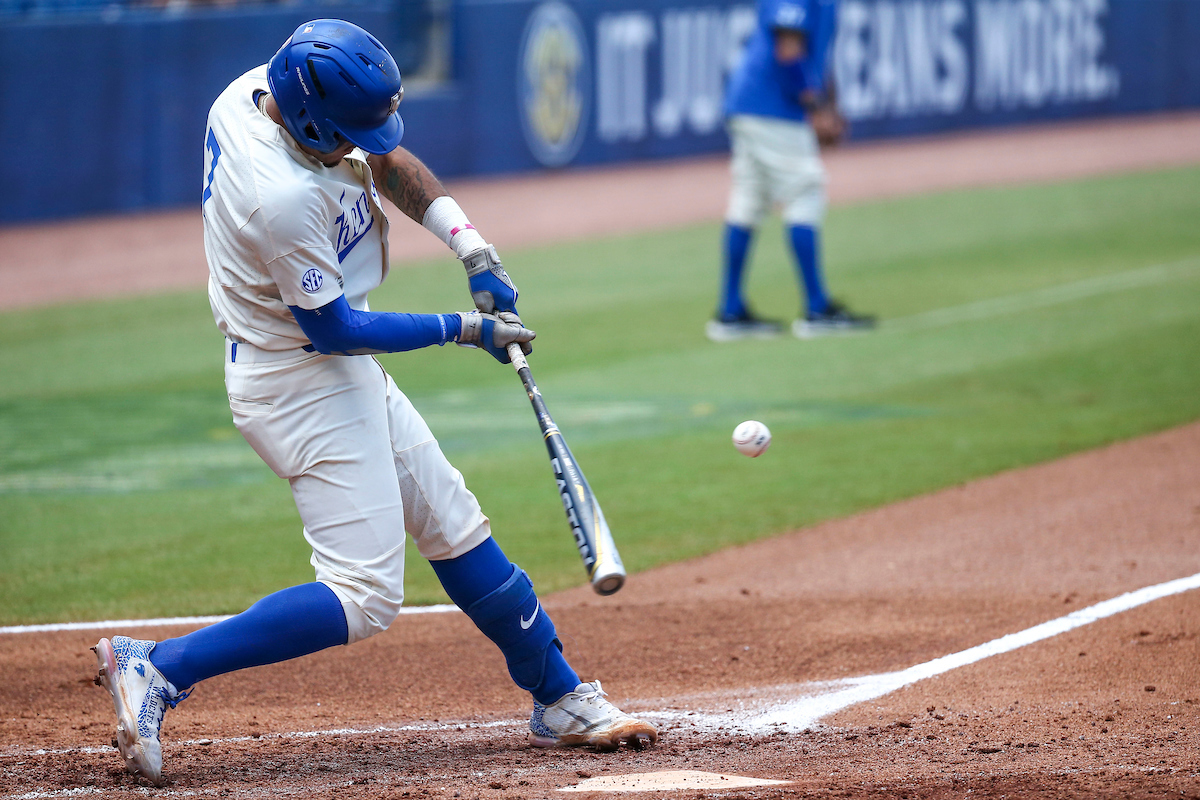 Devin Burkes.

Kentucky defeats LSU 7-2.

Photo by Sarah Caputi | UK Athletics