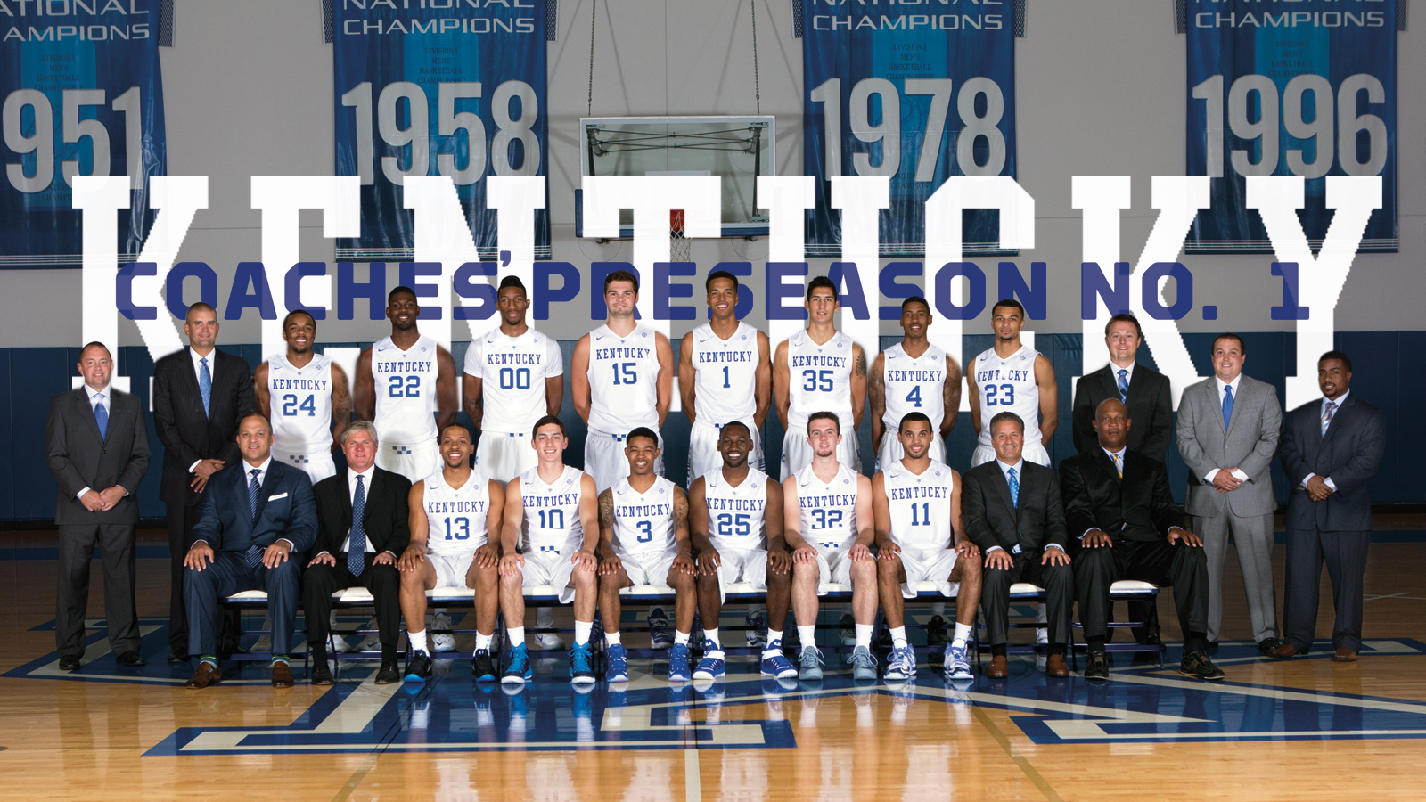UK Ranked No. 1 in Coaches’ Poll for Third Straight Season