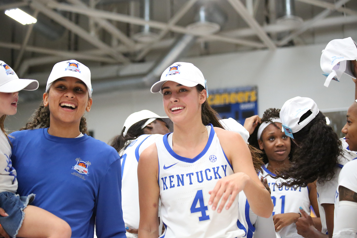 Game Three - Kentucky vs. UNC

The women's basketball team travels to Saint Thomas to compete in the 2018 Paradise Jam Tournament from November 22nd-24th at the University of the Virgin Islands.

Photos by Noah J. Richter | UK Athletics