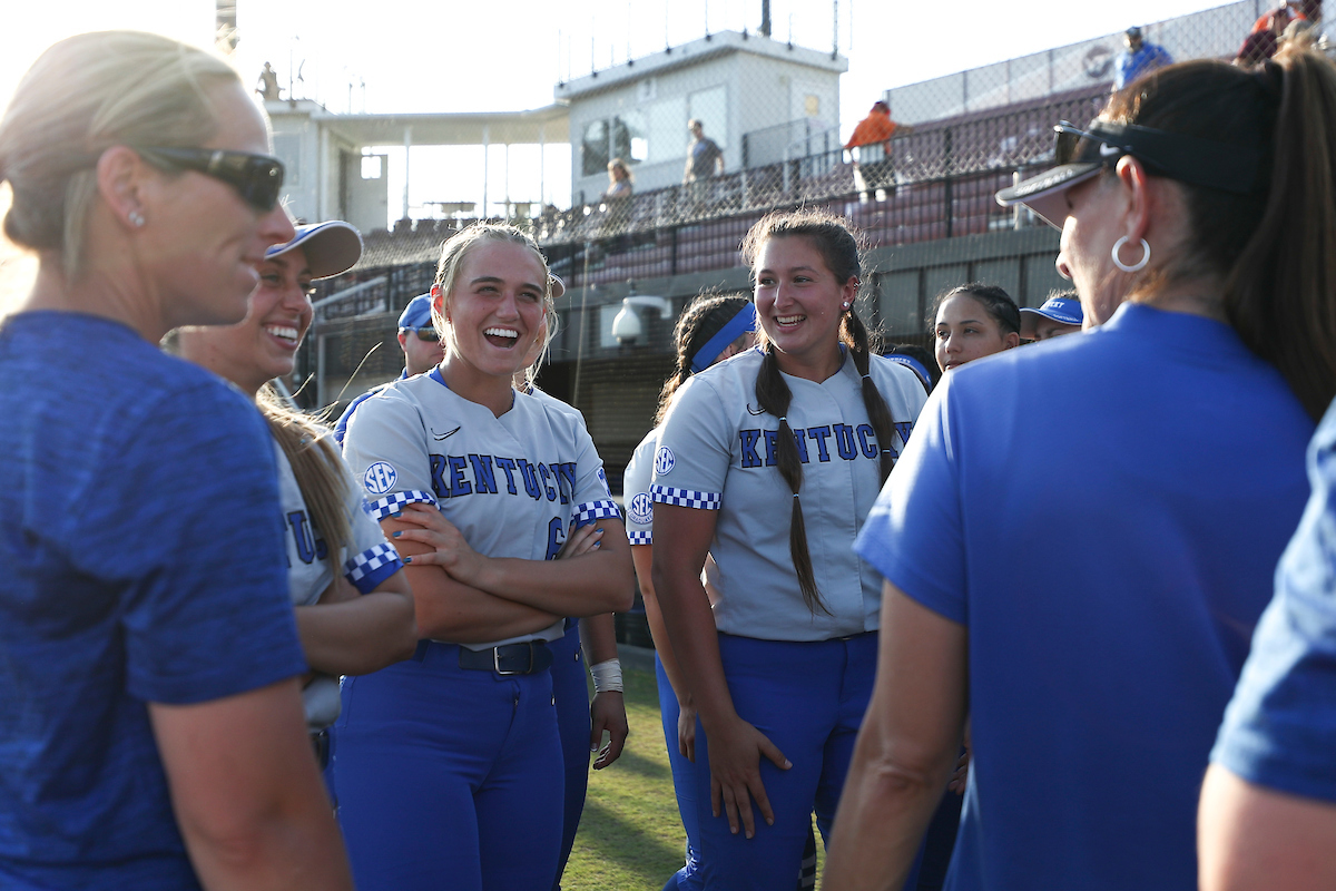 Ella Emmert, Sloan Gayan.

Kentucky defeats Miami of Ohio 15-1.

Photo by Grace Bradley | UK Athletics