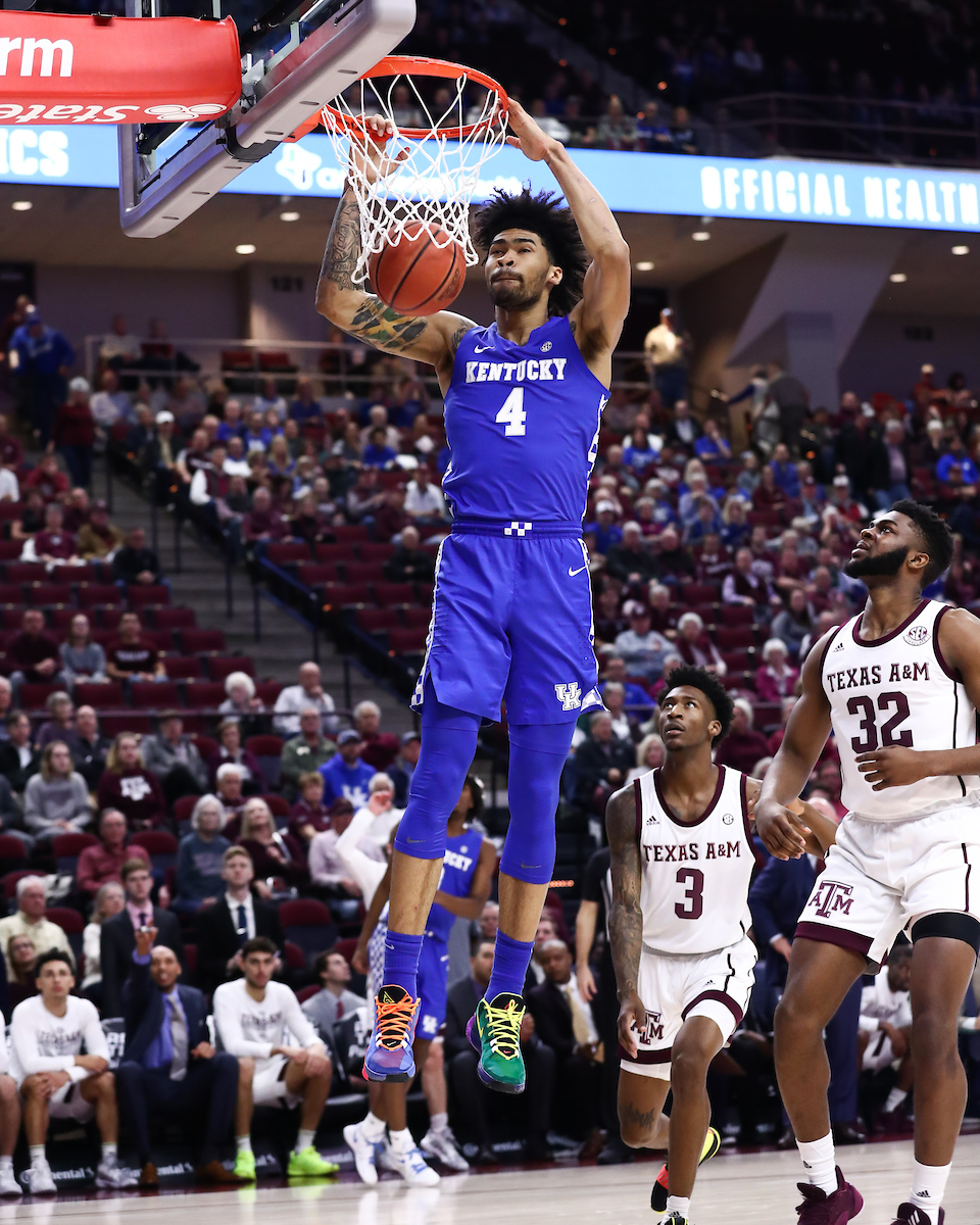 Nick Richards.

Kentucky beat Texas A&M 69-60.

Photo by Elliott Hess | UK Athletics