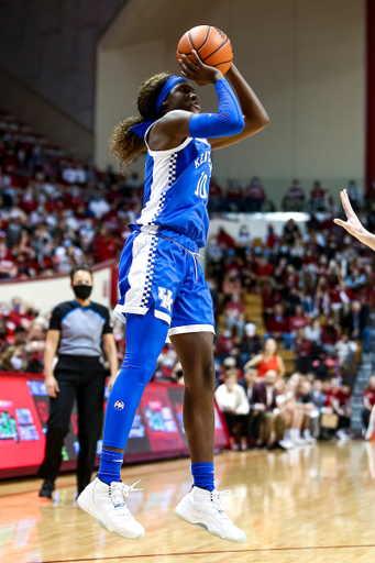 Rhyne Howard. 

Kentucky loses to Indiana 88-67.

Photo by Eddie Justice | UK Athletics