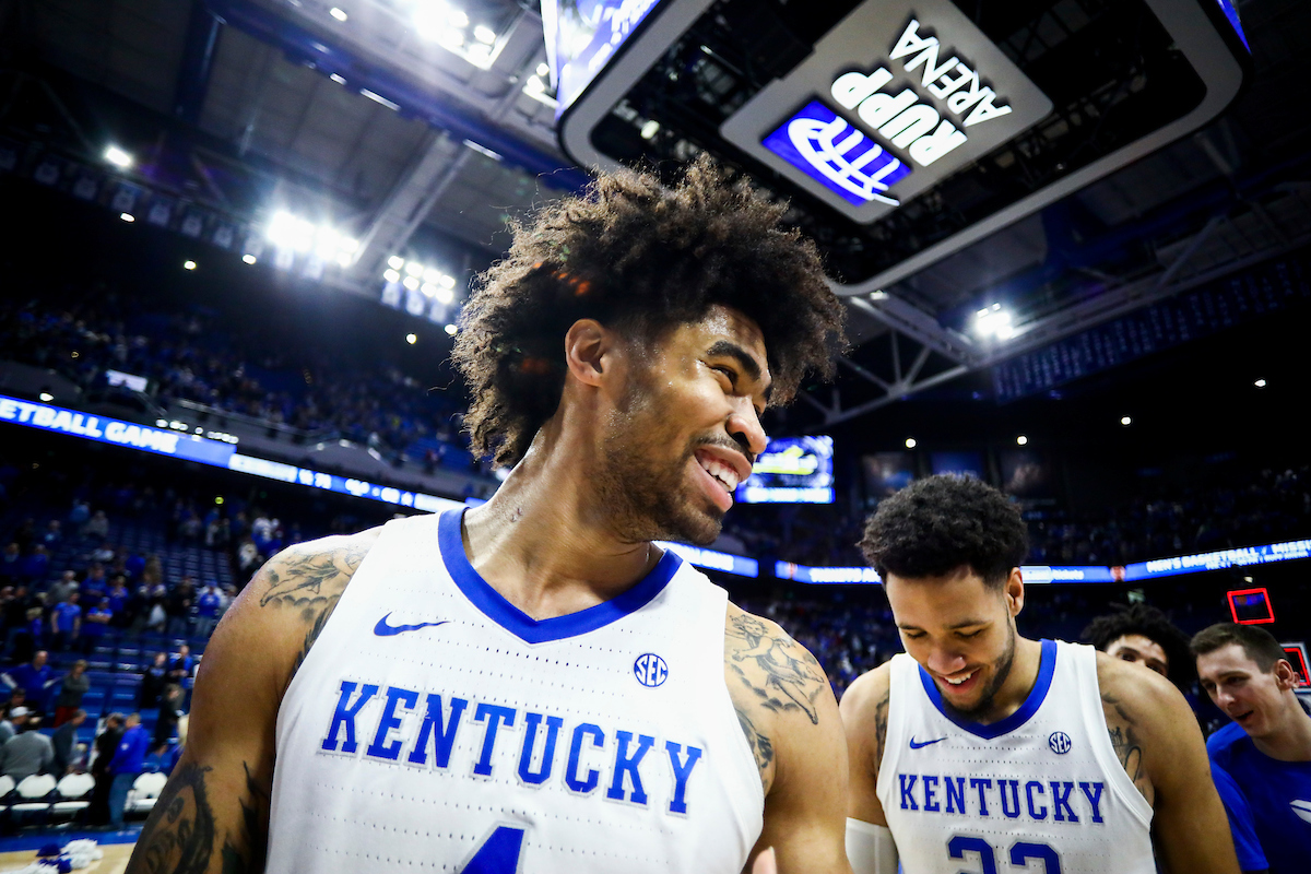 Nick Richards. EJ Montgomery.

UK beats Vandy 71-62.

Photo by Chet White | UK Athletics