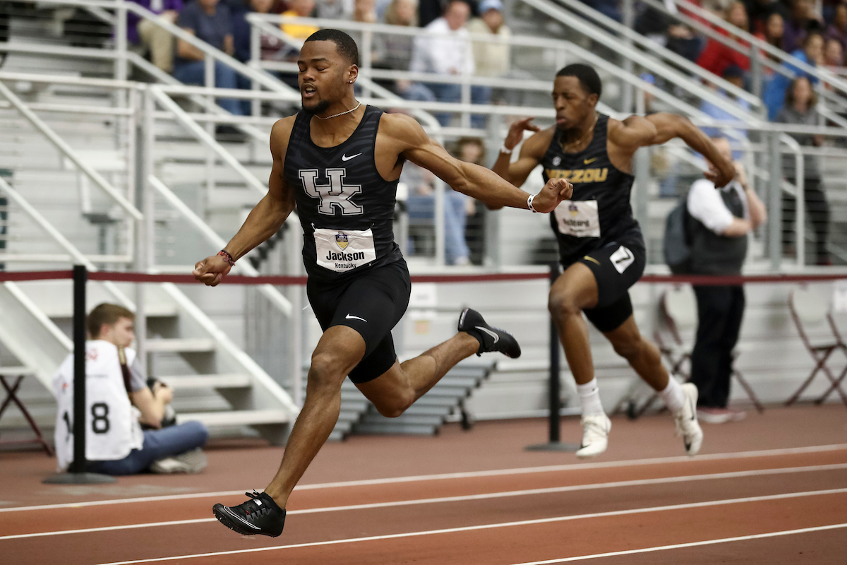 Langston Jackson.2020 SEC Indoors Day One.Photo by Isaac Janssen | UK Athletics