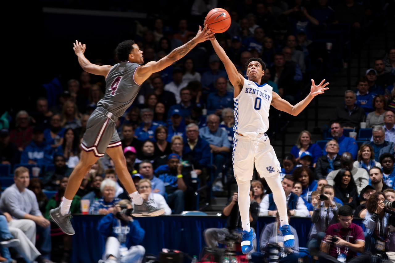 Quade Green

Men's basketball beat SIU 71-59.

Photo by Chet White | UK Athletics