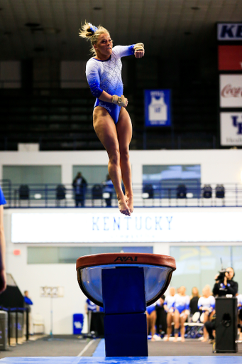 Mollie Korth.


The University of Kentucky gymnastics team beats LSU, 197.150 - 196.025.

Isaac Janssen | UK Athletics