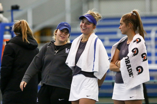 Akvile Parazinskaite.

Kentucky beat University of Cincinnati 5-2.

Photo by Hannah Phillips | UK Athletics