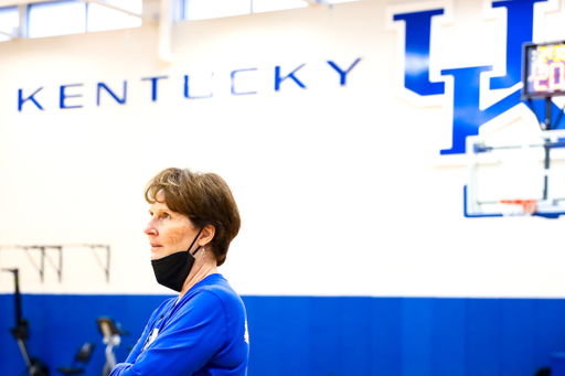 Gail Goestenkors.

Kentucky Women’s Basketball Practice. 

Photo by Eddie Justice | UK Athletics