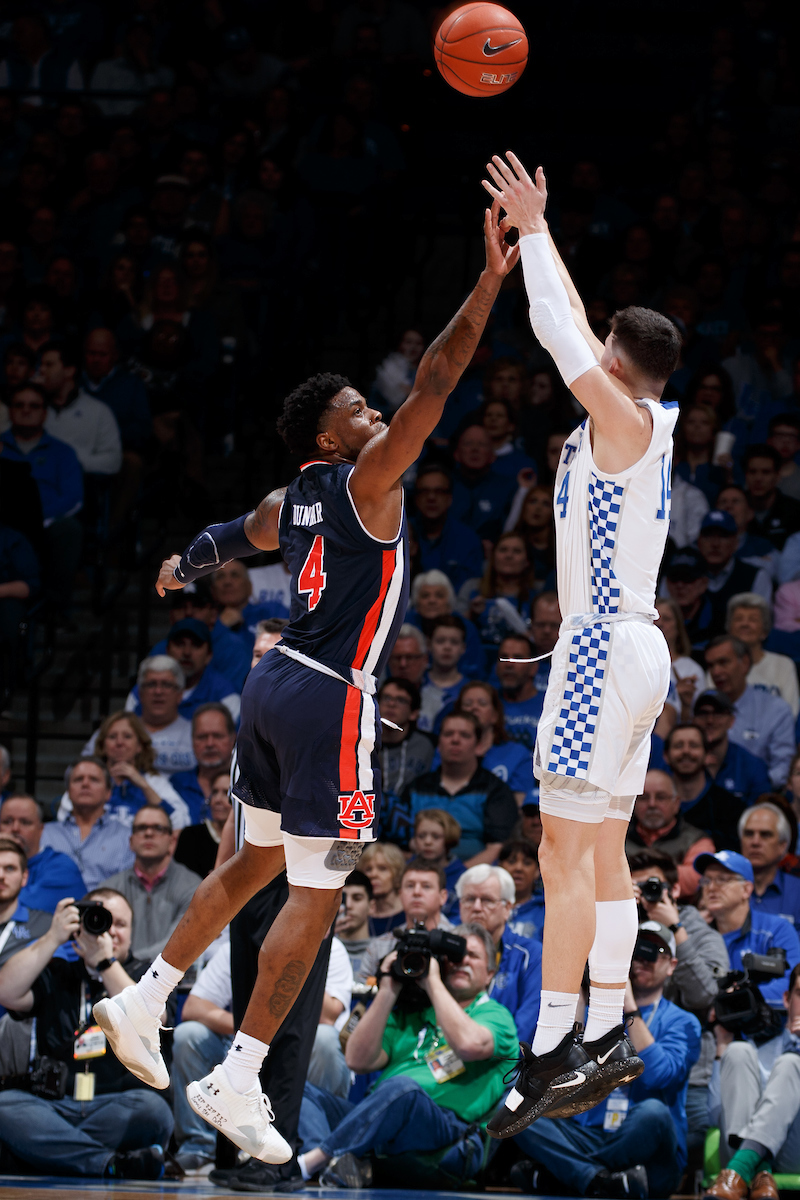 Tyler Herro.


Kentucky beats Auburn, 80 - 53.

Photo by Elliott Hess | UK Athletics
