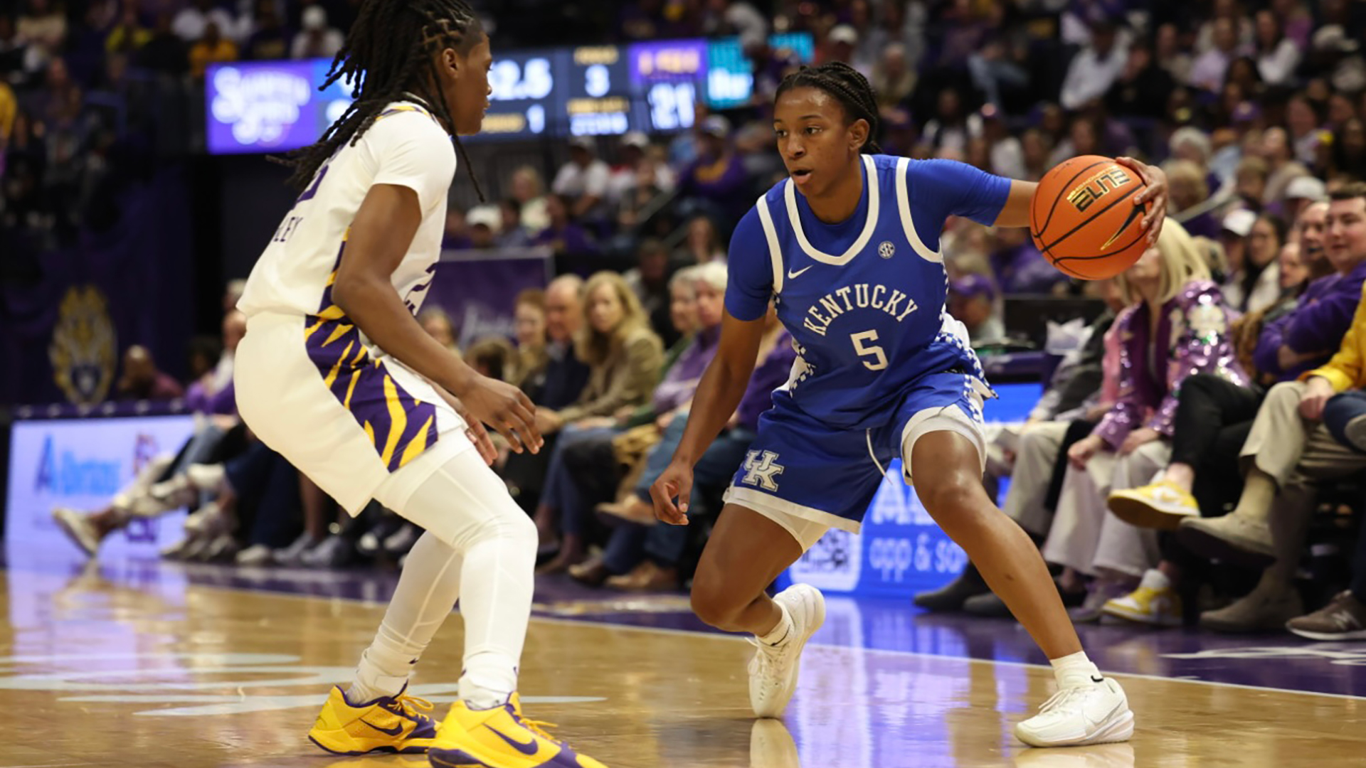 Morgan's Heroics Lift No. 11 Kentucky Past No. 5 LSU