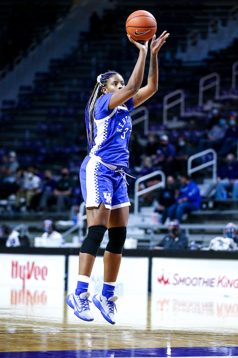 Keke McKinney.  

Kentucky beat Kansas State 60-49.

Photo by Eddie Justice | UK Athletics