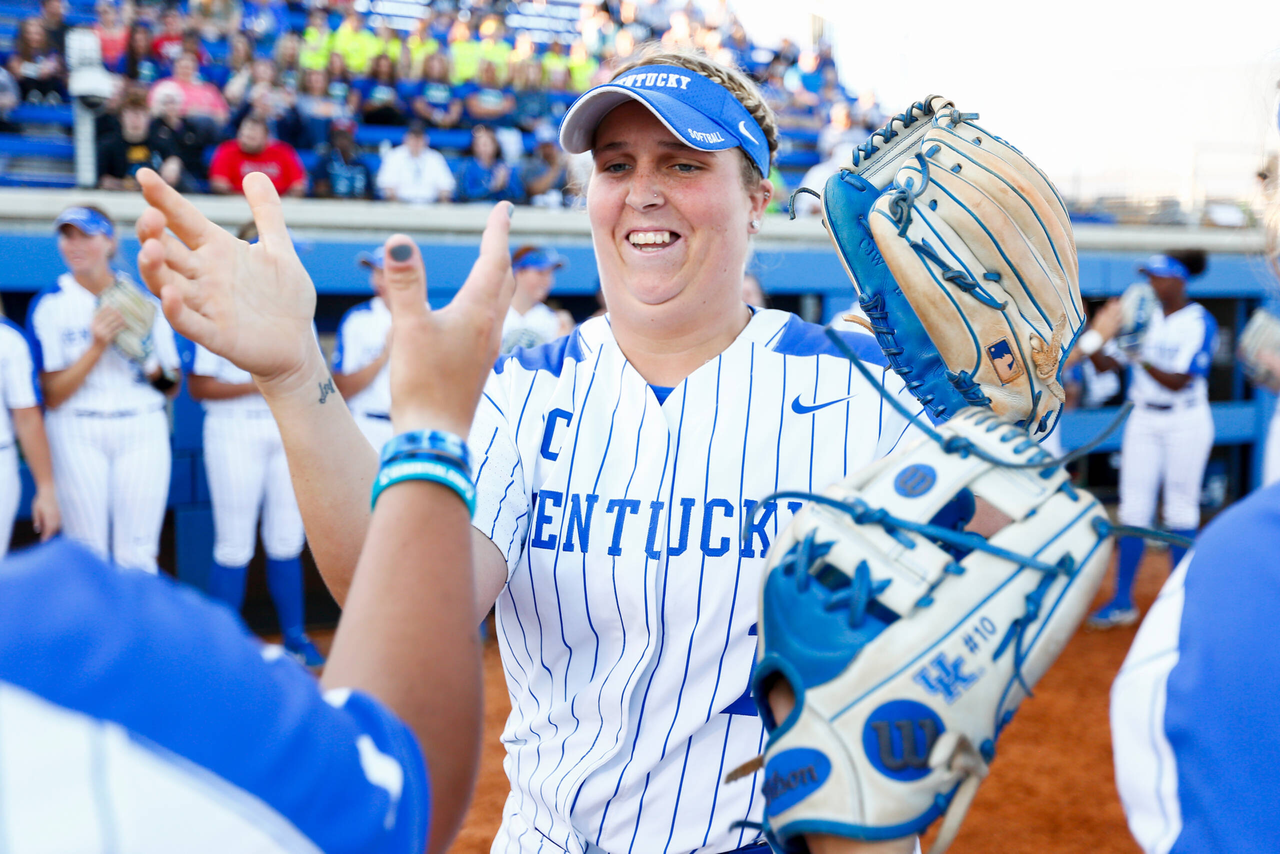 Abbey Cheek.

Kentucky beat Auburn 7-0.