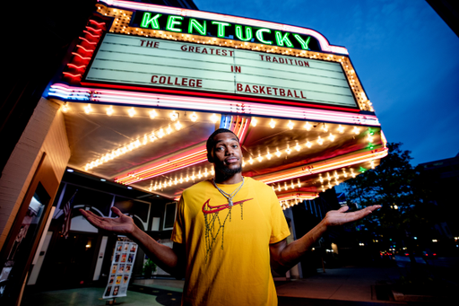 Keion Brooks Jr.

UK menâ??s basketball photo shoot at the Kentucky Theater.

Photo by Chet White | UK Athletics