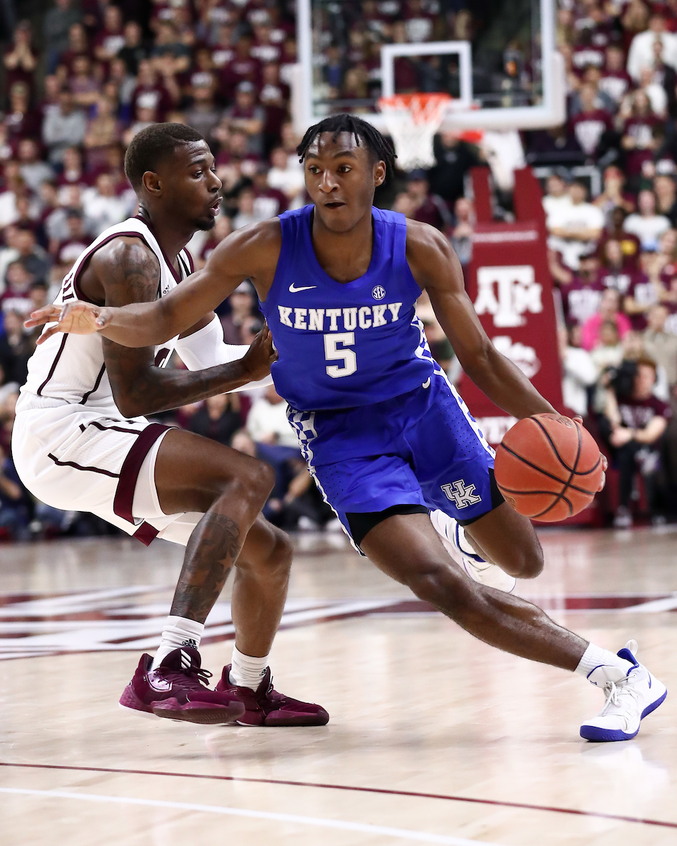 Immanuel Quickley.

Kentucky beat Texas A&M 69-60.

Photo by Elliott Hess | UK Athletics