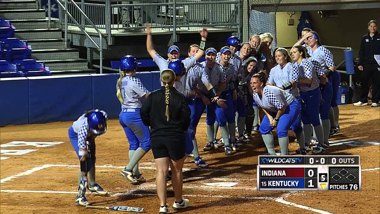 Softball Kentucky 3, Indiana 1 3-09-16