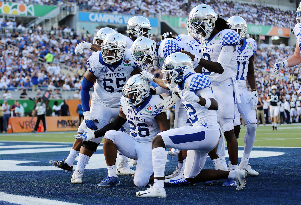 Benny Snell
The UK Football team beat Penn State 27-24 in the Citrus Bowl. 

Photo by Britney Howard  | UK Athletics