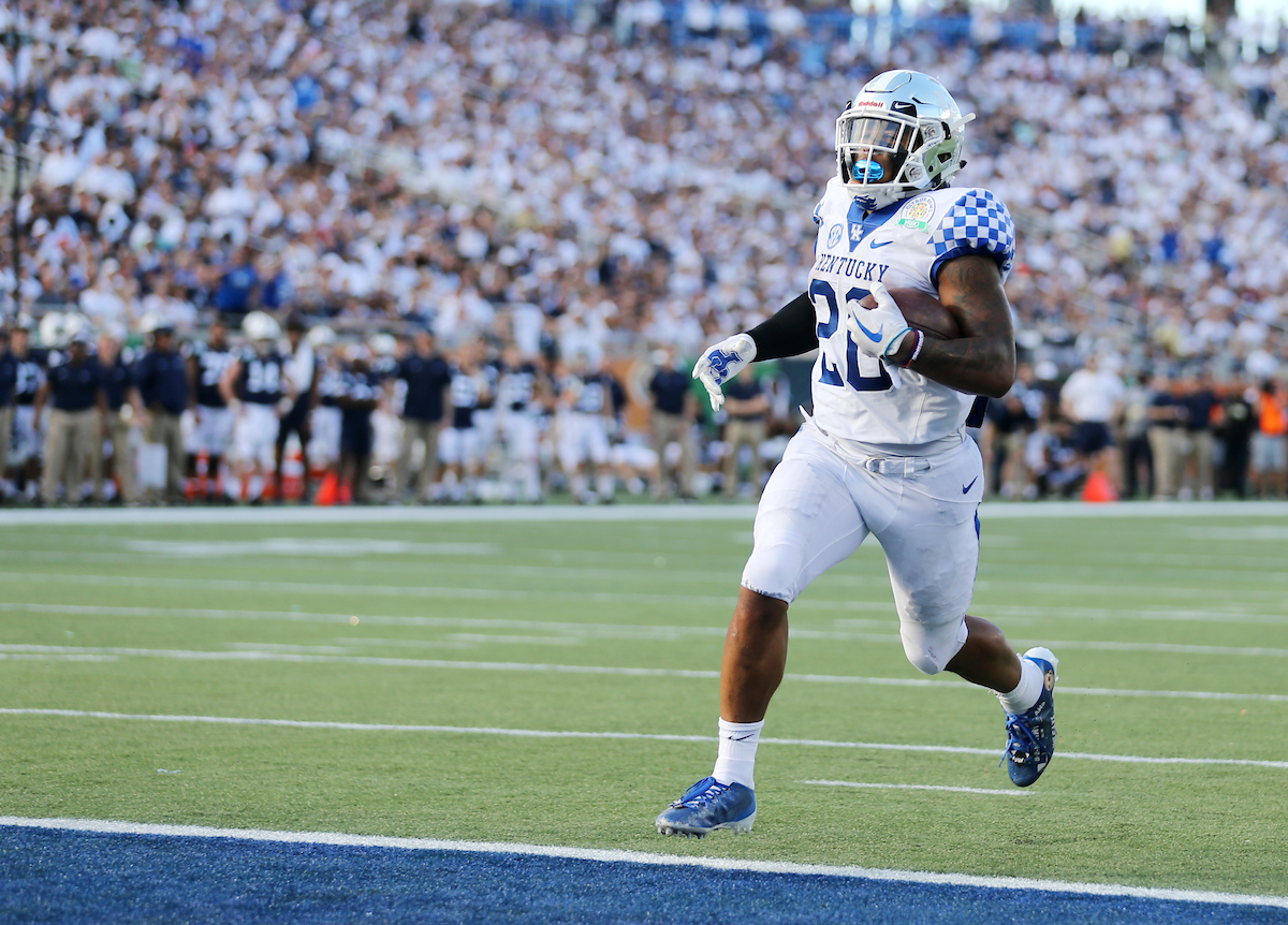 Benny Snell
The UK Football team beat Penn State 27-24 in the Citrus Bowl. 

Photo by Britney Howard  | UK Athletics