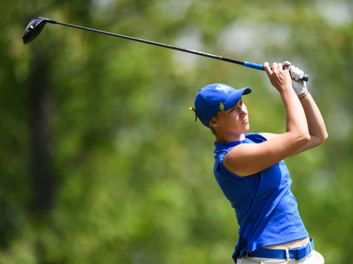 University of Kentucky competes in the SEC Women's Golf Championship April 17, 2019, in Birmingham, Ala. (Photo by Julie Bennett)