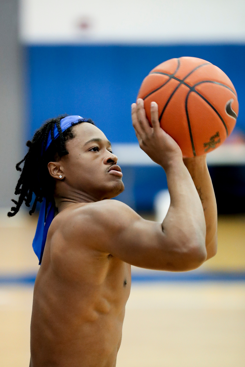Kareem Watkins.

Menâ??s basketball practice.

Photo by Chet White | UK Athletics