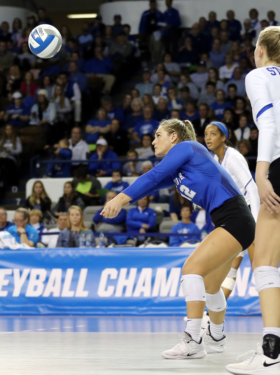 Gabby Curry

UK volleyball beats Murray State in the first round of the NCAA Tournament.  

Photo by Britney Howard  | UK Athletics