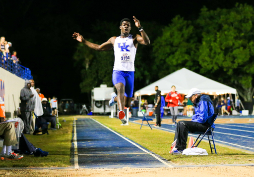 The Kentucky Wildcats compete in the Florida Relays on Friday, March 30, 2018 in Gainesville, Fla. (Photo by Matt Stamey)  