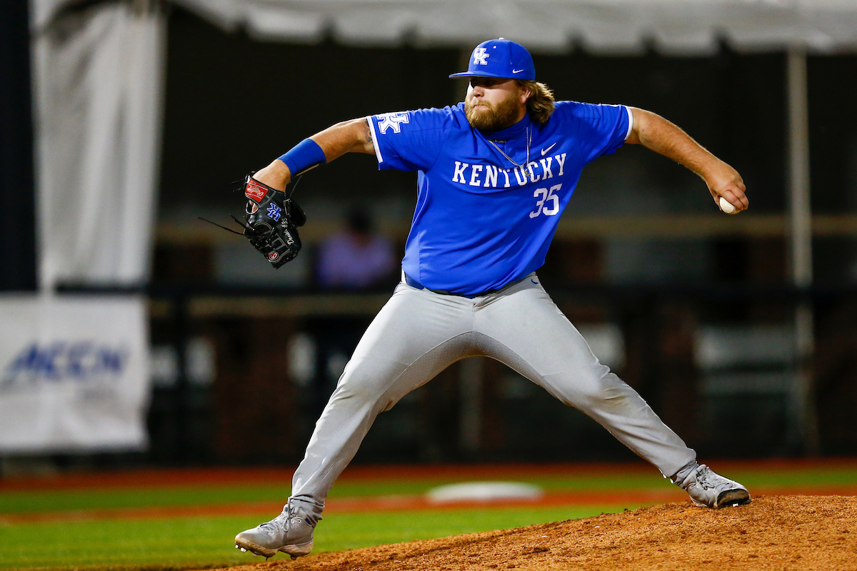 Cole Daniels. 

Kentucky beats Louisville, 11-7. 

Photo By Barry Westerman | UK Athletics