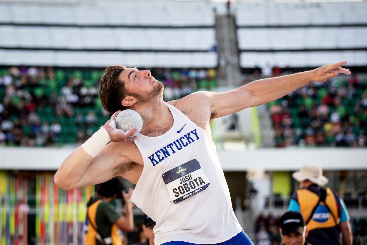 Josh Sobota.

Day one. NCAA Track and Field Outdoor Championships.

Photo by Chet White | UK Athletics