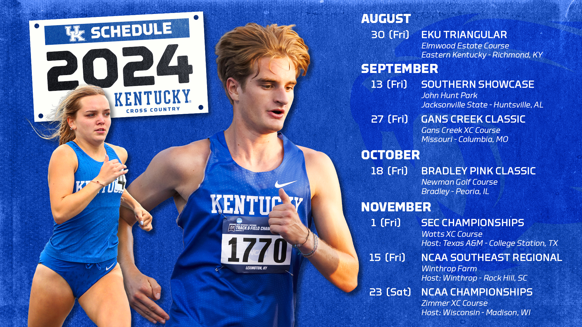 Kentucky Cross Country Releases 2024 Schedule