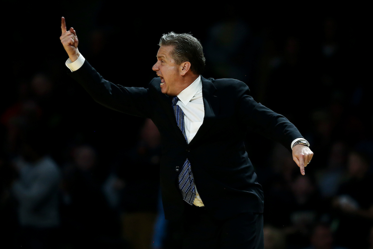 John Calipari.

Kentucky beat Vanderbilt 78-64.

Photo by Chet White | UK Athletics