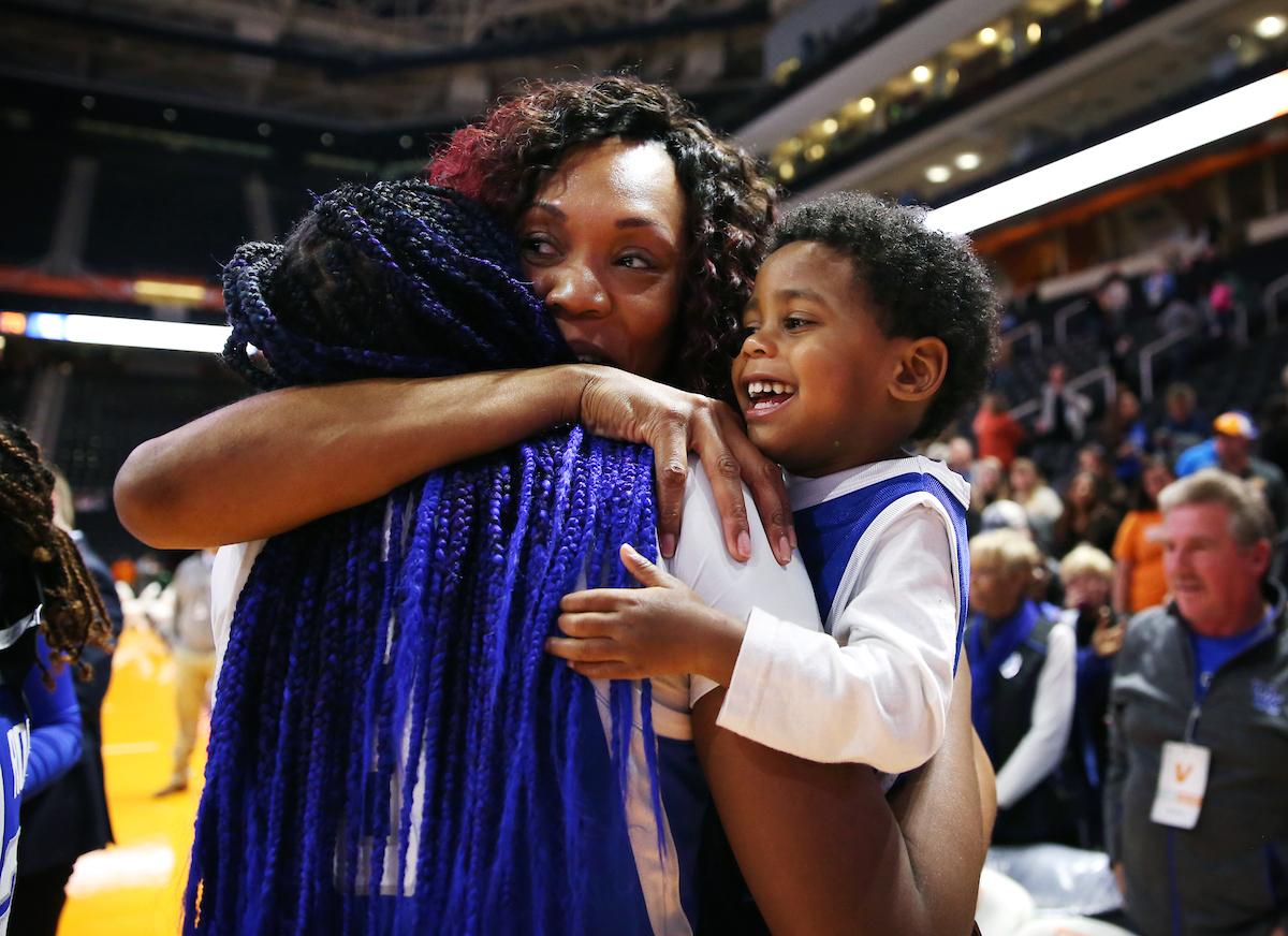 Kyra Elzy
The UK Women's Basketball team beats Tennessee 73-71. 

Photo by Britney Howard  | UK Athletics